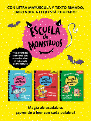 cover image of Aprender a leer en la Escuela de Monstruos--Pack con los libros 1, 2 y 3